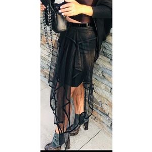 Jkoo Barneys NewYork Black skirt Tulle